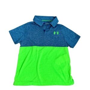 Under Armour Kids Polo in Blue and Green